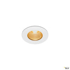 SLV PATTA-I, LED Outdoor Deckeneinbauleuchte, rund DL IP65 weiß 1800-3000K