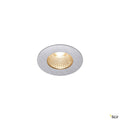 SLV PATTA-I, LED Outdoor Deckeneinbauleuchte, rund DL IP65 silber 1800-3000K