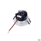 SLV PATTA-I, LED Outdoor Deckeneinbauleuchte, rund DL IP65 silber 1800-3000K