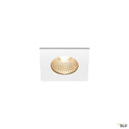 SLV PATTA-I, LED Outdoor Deckeneinbauleuchte, eckig DL IP65 weiß 1800-3000K