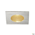 SLV PATTA-I, LED Outdoor Deckeneinbauleuchte, eckig DL IP65 silber 1800-3000K