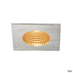 SLV PATTA-I, LED Outdoor Deckeneinbauleuchte, eckig DL IP65 silber 1800-3000K