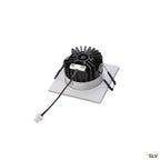 SLV PATTA-I, LED Outdoor Deckeneinbauleuchte, eckig DL IP65 silber 1800-3000K