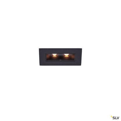 SLV MILANDO DL, LED Indoor Deckeneinbauleuchte, schwarz, 3000K, 330lm