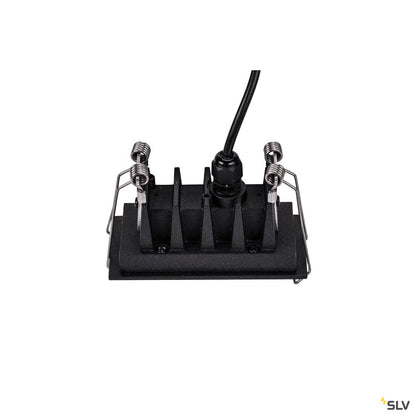 SLV MILANDO DL, LED Indoor Deckeneinbauleuchte, schwarz, 3000K, 330lm