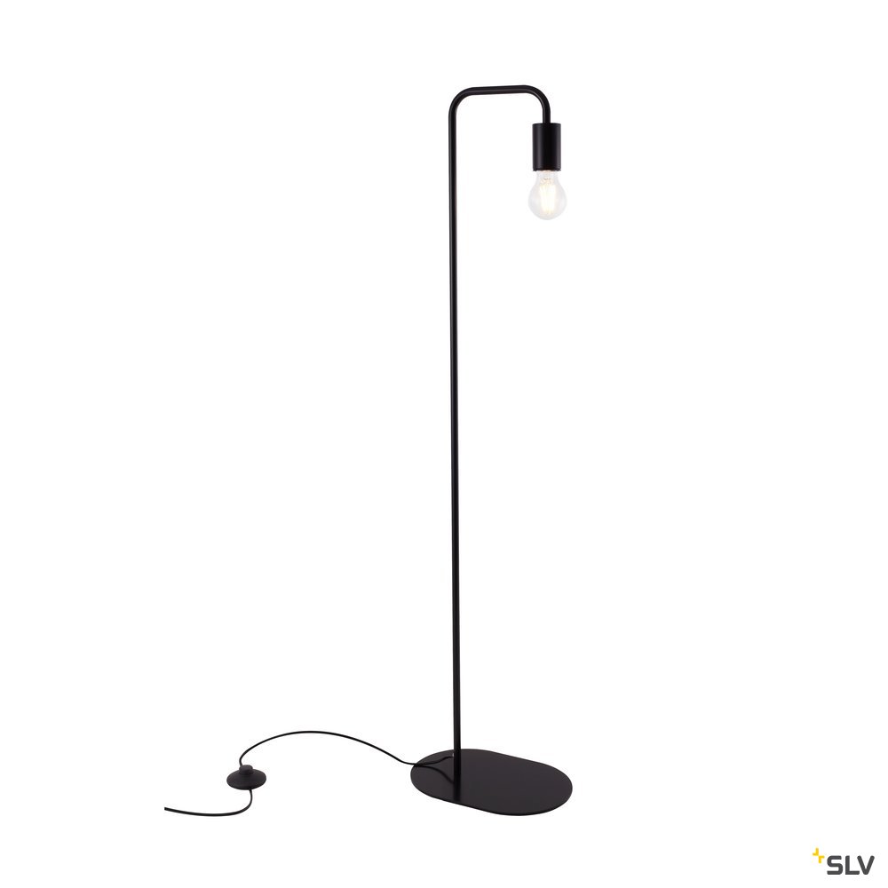 SLV FITU FL, Indoor Stehleuchte, E27, schwarz, max. 24W