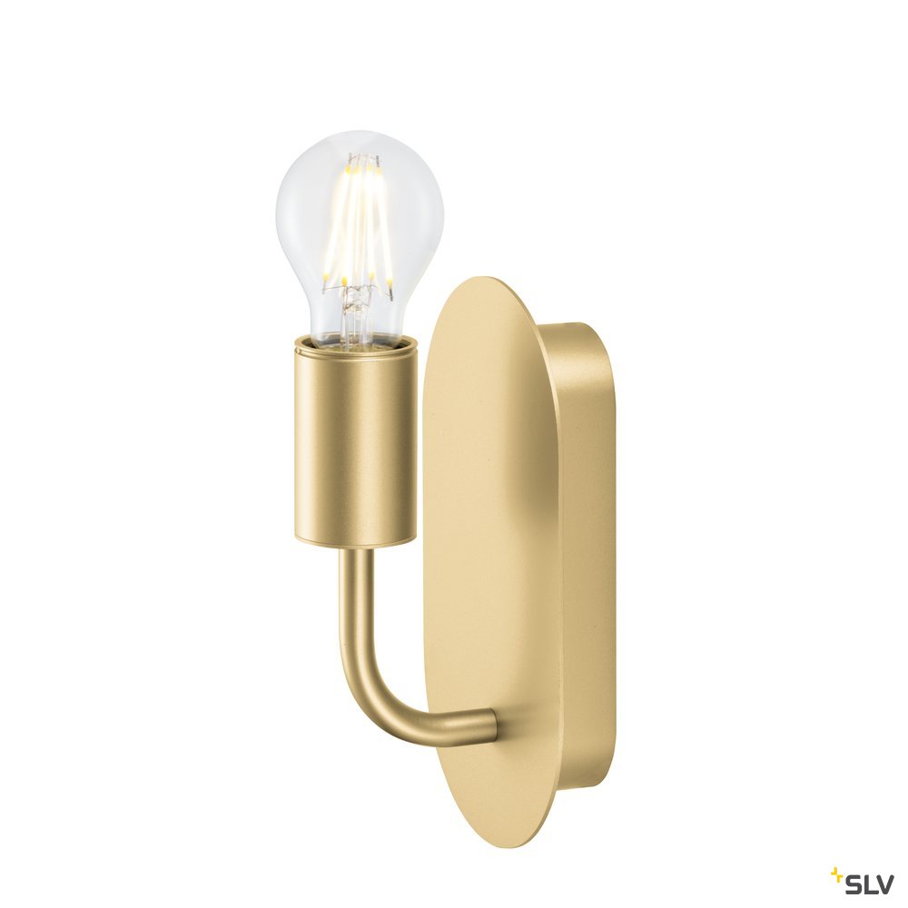 SLV FITU WL, Indoor Wandaufbauleuchte, E27, gold, max. 24W