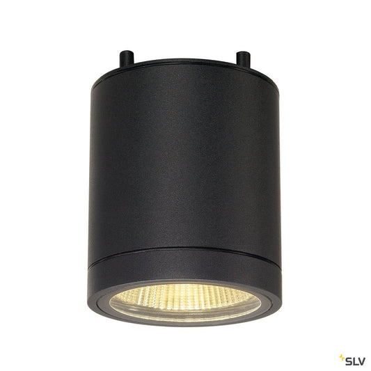 SLV ENOLA_C CL, LED Outdoor Deckenaufbauleuchte, anthrazit, IP55, 2000-3000K