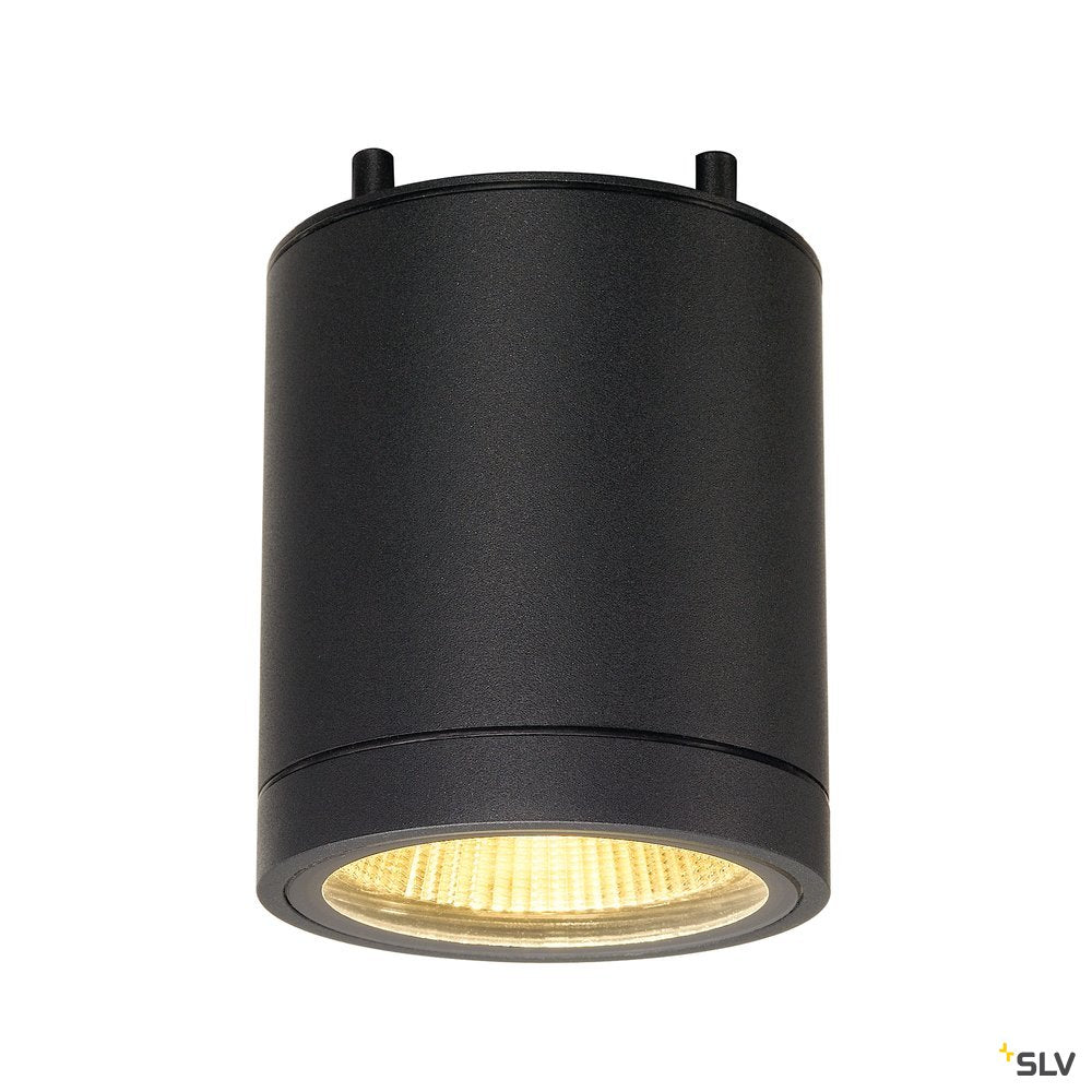SLV ENOLA_C CL, LED Outdoor Deckenaufbauleuchte, anthrazit, IP55, 2000-3000K