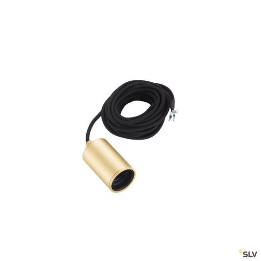 SLV FITU PD, Indoor Pendelleuchte, E27, soft gold, max. 60W, 5m