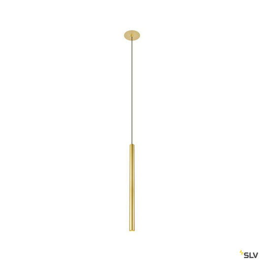 SLV HELIA 30 PD, LED Indoor Pendelleuchte, soft gold, 3000K, Einbauversion