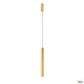 SLV HELIA 40 PD, LED Indoor Pendelleuchte, soft gold, 3000K, Aufbauversion