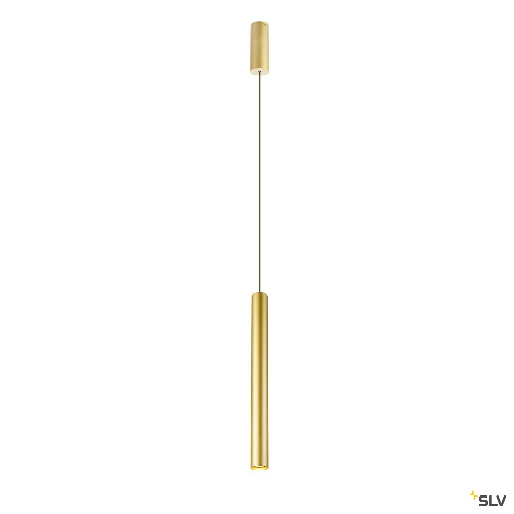 SLV HELIA 40 PD, LED Indoor Pendelleuchte, soft gold, 3000K, Aufbauversion