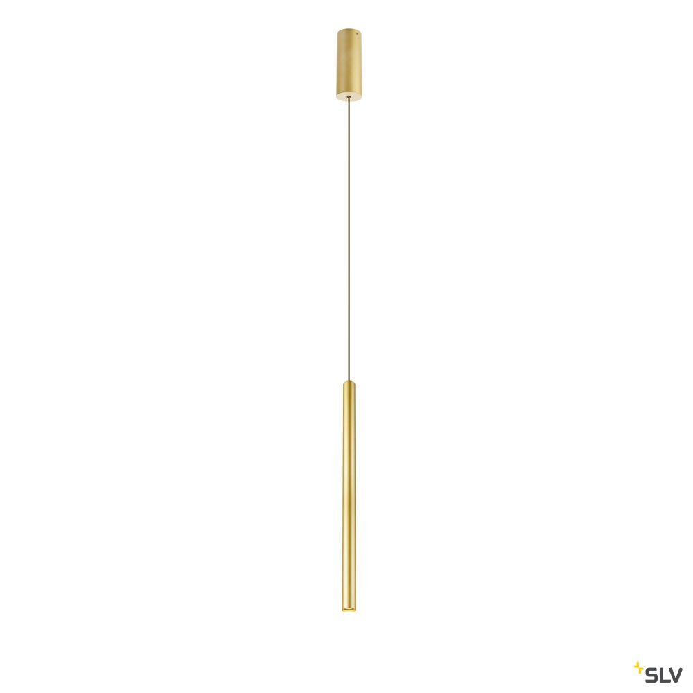 SLV HELIA 30 PD, LED Indoor Pendelleuchte, soft gold, 3000K, Aufbauversion