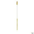 SLV HELIA 30 PD, LED Indoor Pendelleuchte, soft gold, 3000K, Aufbauversion