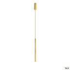 SLV HELIA 30 PD, LED Indoor Pendelleuchte, soft gold, 3000K, Aufbauversion