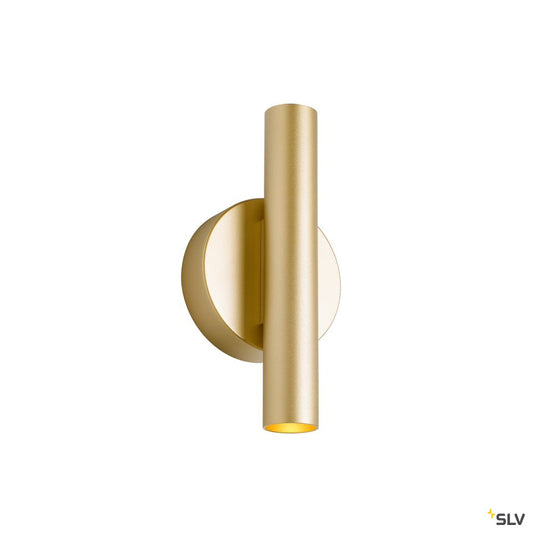 SLV KARPO Up/Down WL, LED Indoor Wandaufbauleuchte, soft gold, 3000K, 10W