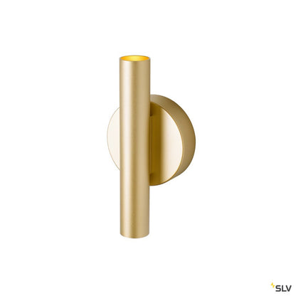 SLV KARPO Up/Down WL, LED Indoor Wandaufbauleuchte, soft gold, 3000K, 10W