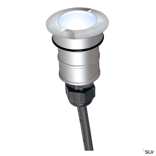 SLV POWER TRAIL-LITE, Outdoor LED Bodeneinbauleuchte, Edelstahl 316, 4000K, IP67