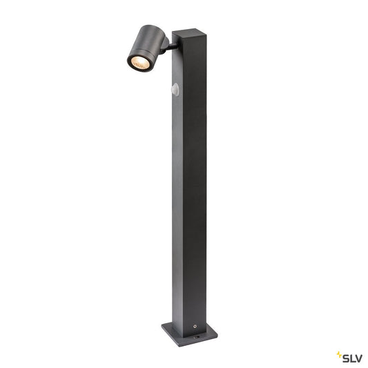 SLV HELIA I Sensor FL Outdoor LED Stehleuchte mit Bewegungsmelder anthrazit 3000K IP55