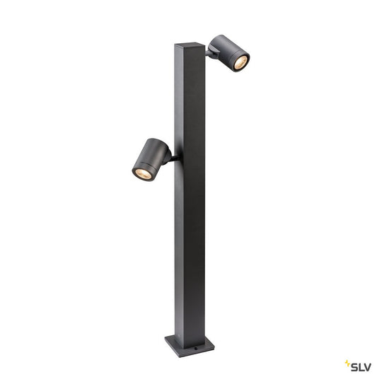 SLV HELIA Double Pole, LED Outdoor Stehleuchte, anthrazit IP55 3000K