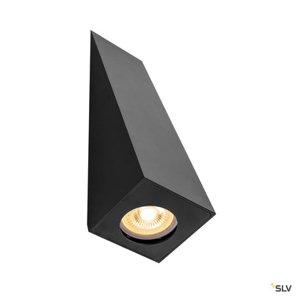 SLV ALTRA DICE WL-2, Indoor Wandaufbauleuchte, QPAR51, schwarz