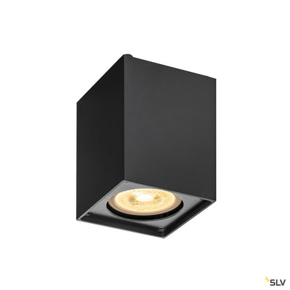 SLV ALTRA DICE CL, Indoor Wand- und Deckenaufbauleuchte, QPAR51, schwarz