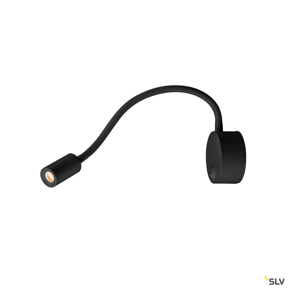 SLV DIO FLEX PLATE LED, LED Indoor Wandaufbauleuchte, schwarz, 2700K