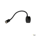SLV DIO FLEX PLATE LED, LED Indoor Wandaufbauleuchte, schwarz, 2700K