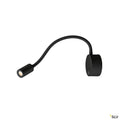 SLV DIO FLEX PLATE LED, LED Indoor Wandaufbauleuchte, schwarz, 3000K
