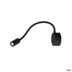 SLV DIO FLEX PLATE LED, LED Indoor Wandaufbauleuchte, schwarz, 4000K