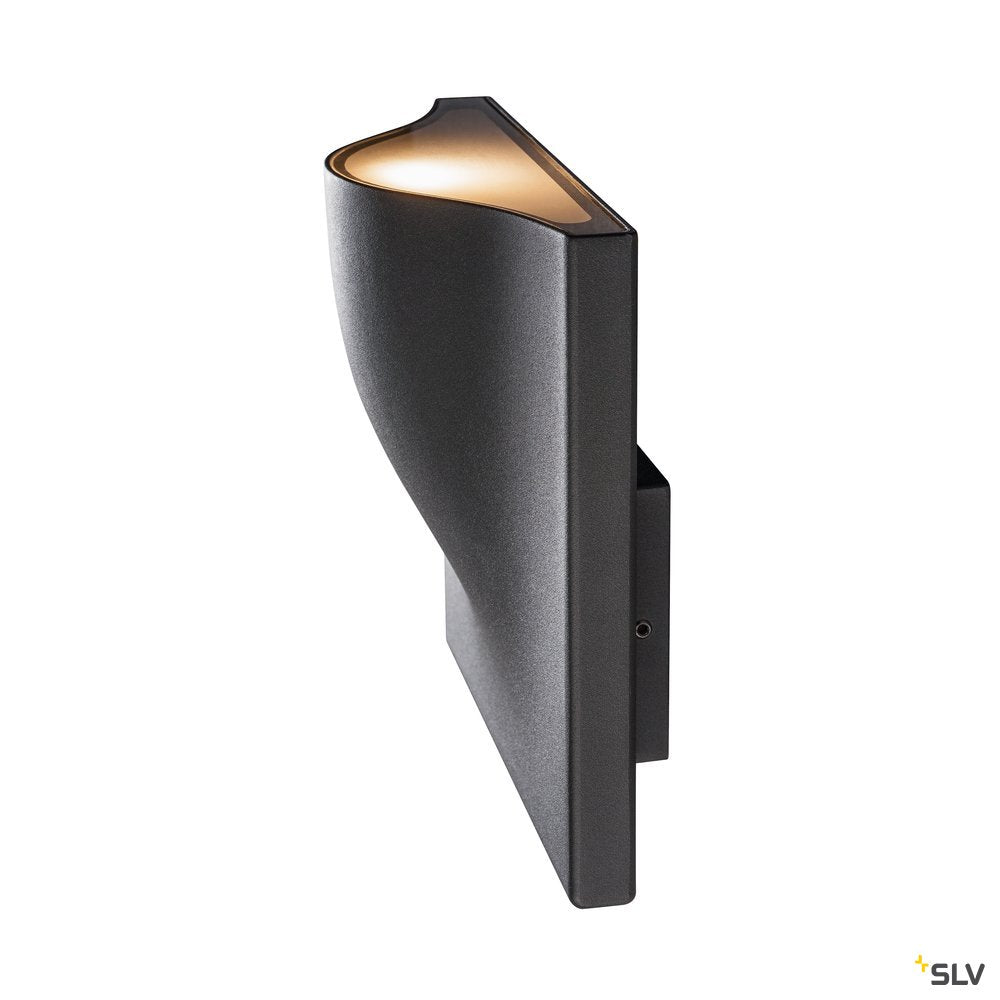 SLV VILUA II WL Outdoor Wandaufbauleuchte anthrazit 3000K IP54 100° 810lm
