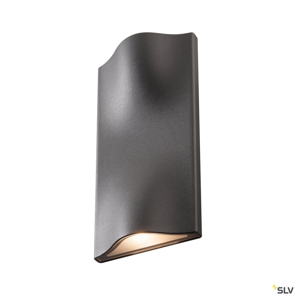 SLV VILUA UP/DOWN WL Outdoor Wandaufbauleuchte anthrazit IP54 100°