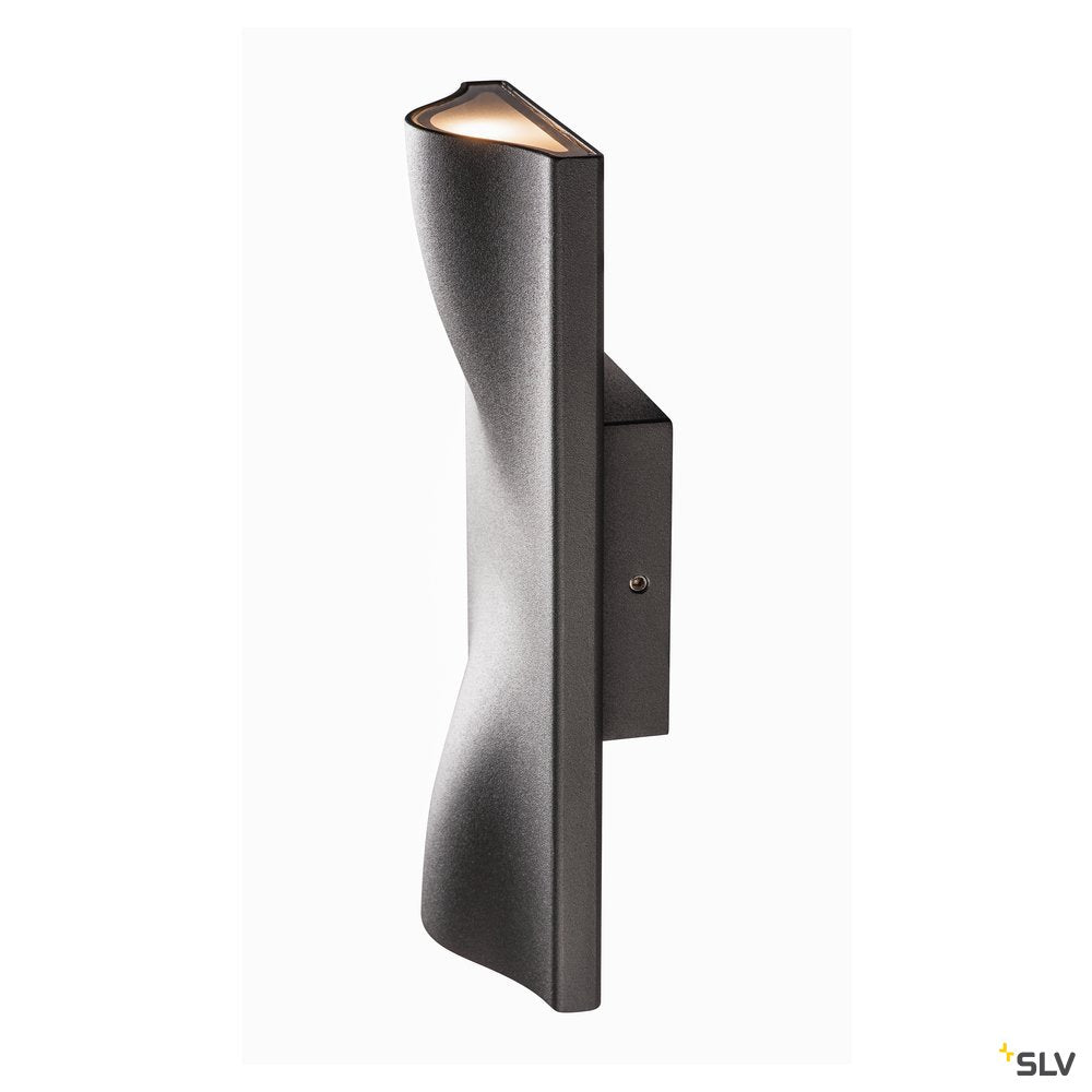 SLV VILUA UP/DOWN WL Outdoor Wandaufbauleuchte anthrazit IP54 100°