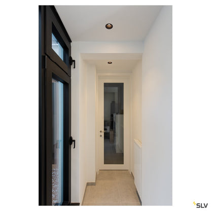 SLV HORN MAGNA LED Outdoor Deckeneinbauleuchte schwarz 3000K 25°