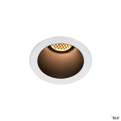 SLV HORN MAGNA LED Outdoor Deckeneinbauleuchte weiß/schwarz 3000K 25°