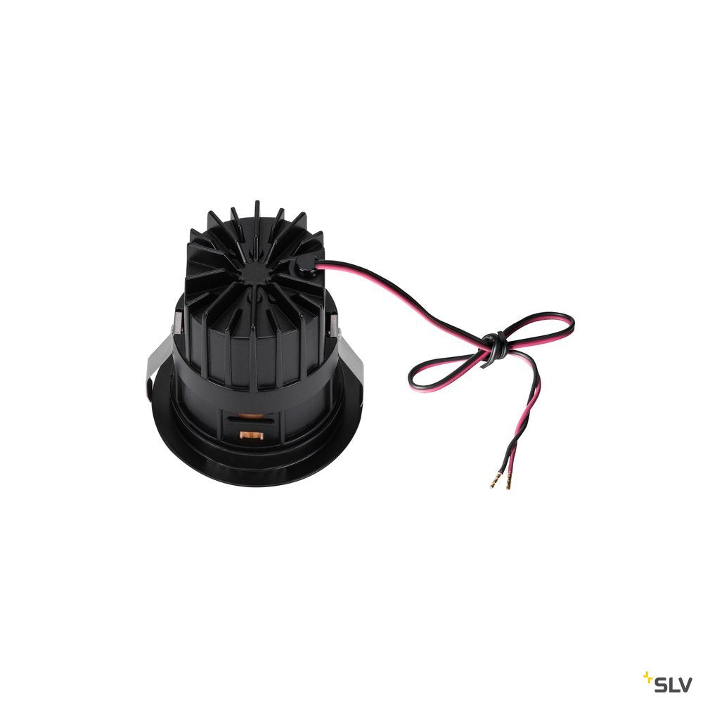 SLV HORN MAGNA LED Outdoor Deckeneinbauleuchte schwarz/gold  3000K 25°
