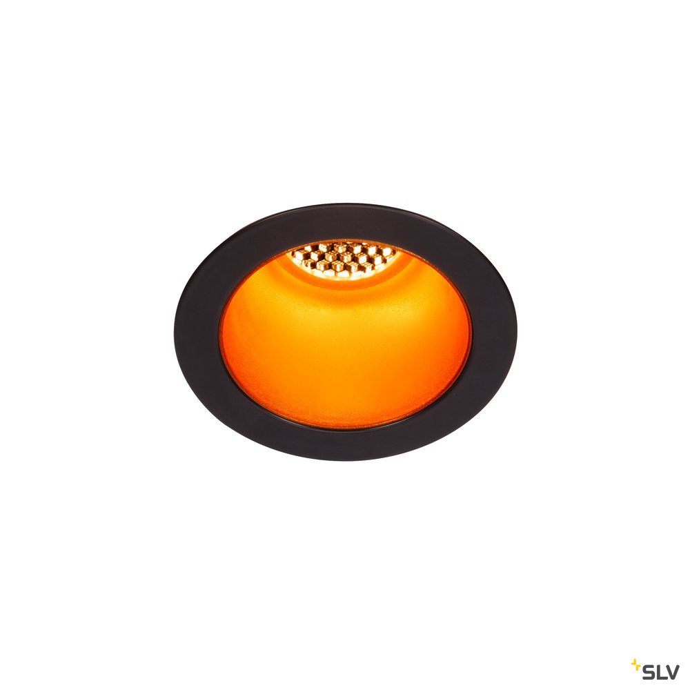 SLV HORN MAGNA LED Outdoor Deckeneinbauleuchte schwarz/gold  3000K 25°