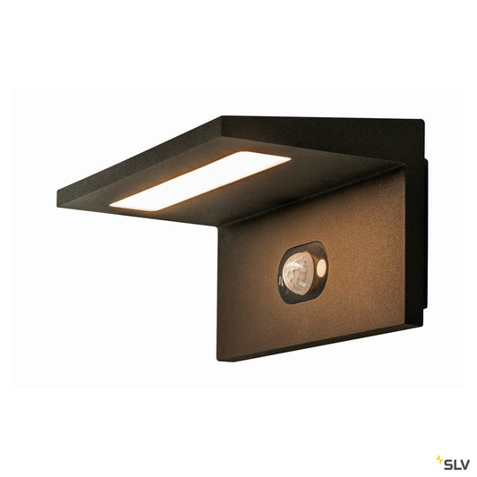 SLV ANGOLUX SOLAR WL LED Outdoor Wandaufbauleuchte anthrazit 3000K