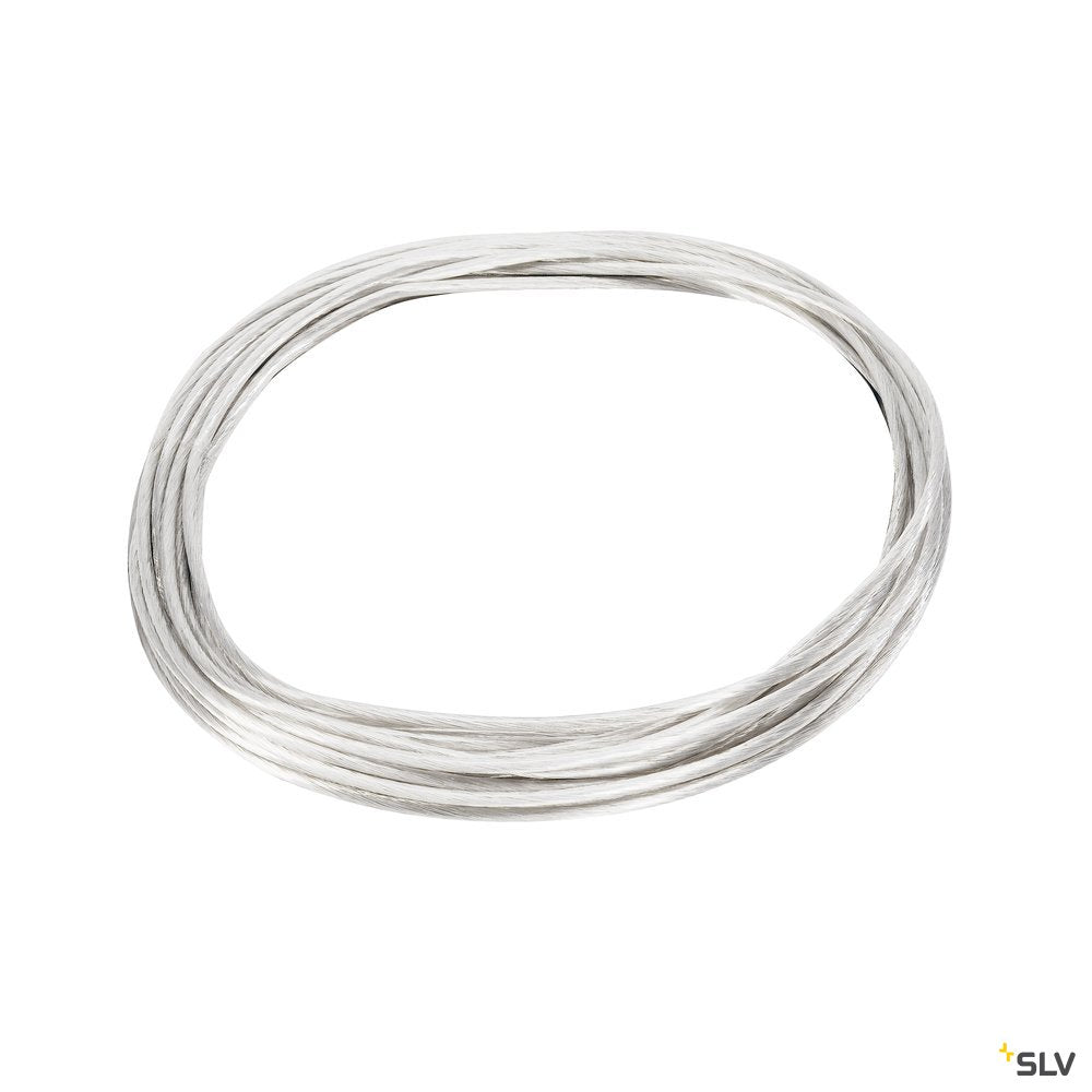 SLV TENSEO Niedervolt-Seilsystem, weiß, 4mm², 10m