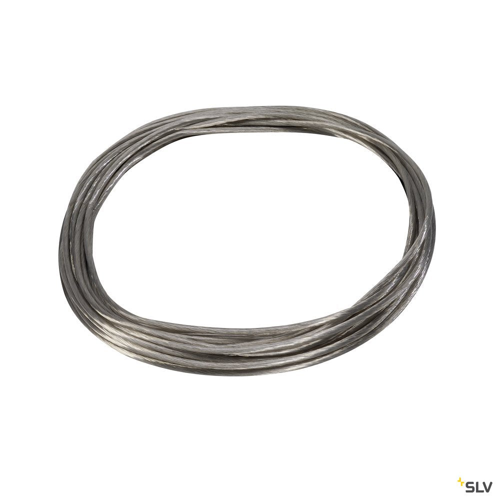 SLV TENSEO Niedervolt-Seilsystem, chrom, 4mm², 10m