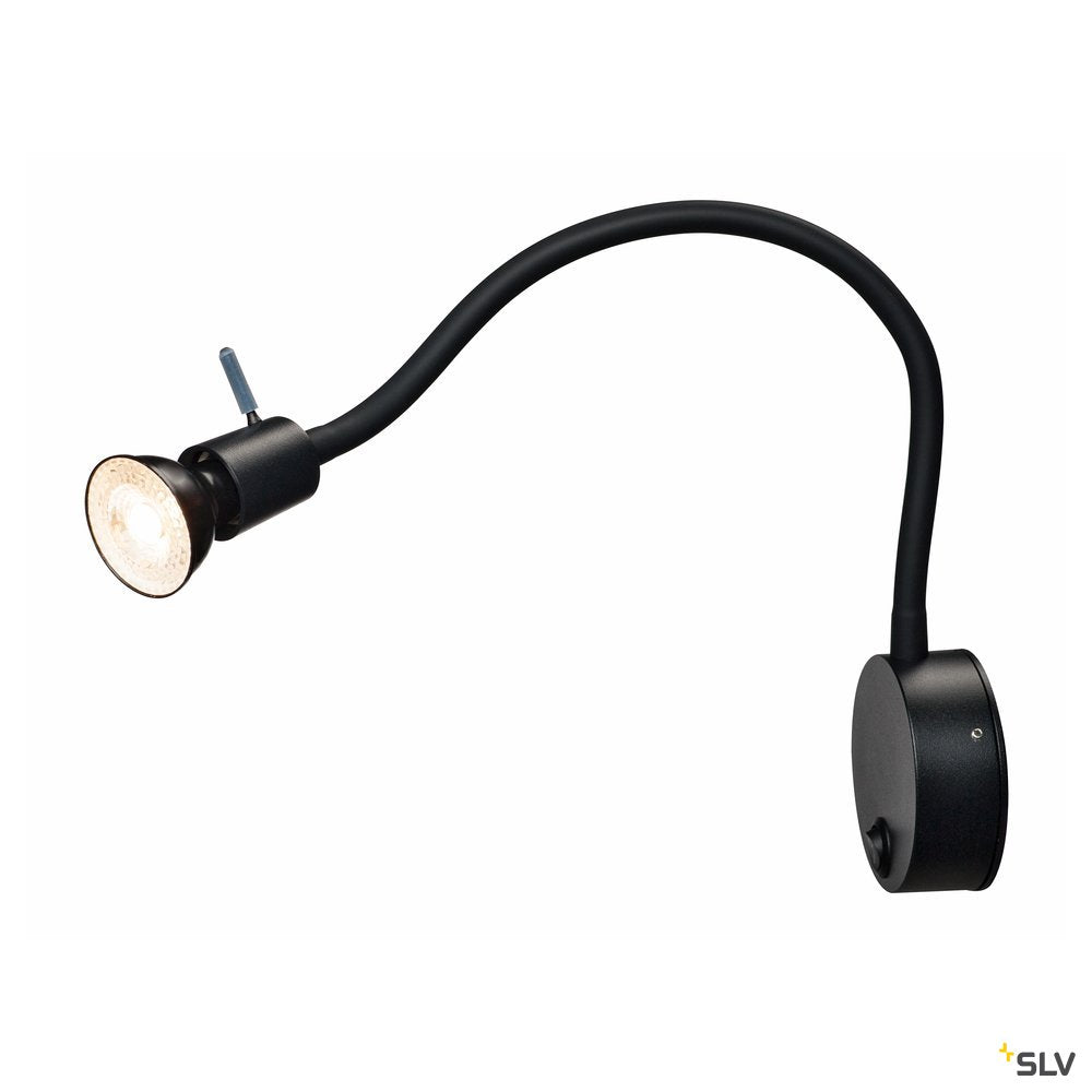 SLV DIO FLEX PLATE QPAR51 WL Indoor Wandaufbauleuchte schwarz