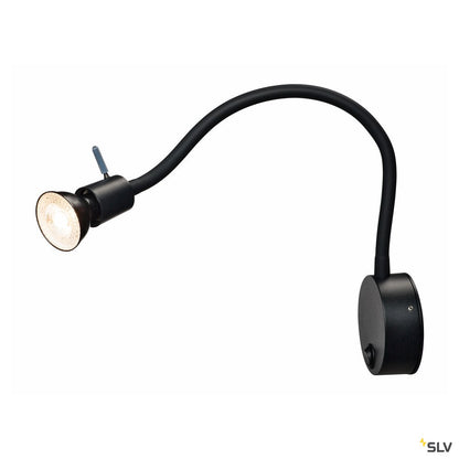 SLV DIO FLEX PLATE QPAR51 WL Indoor Wandaufbauleuchte schwarz