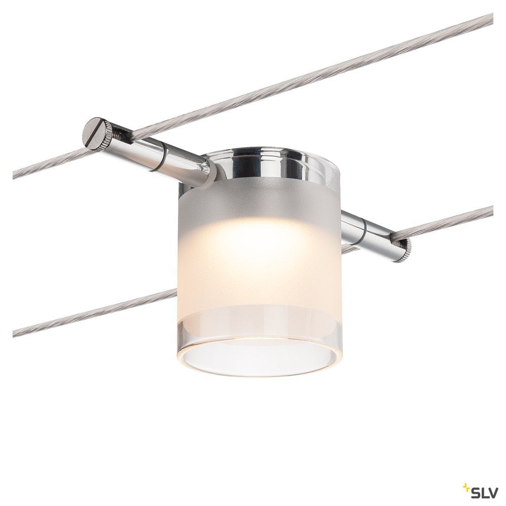 SLV COMET, Seilleuchte für TENSEO Niedervolt-Seilsystem, 2700K, chrom