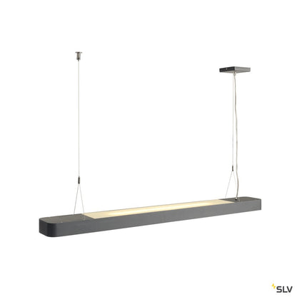 SLV WORKLIGHT PD DALI, Indoor LED Pendelleuchte anthrazit 3000K