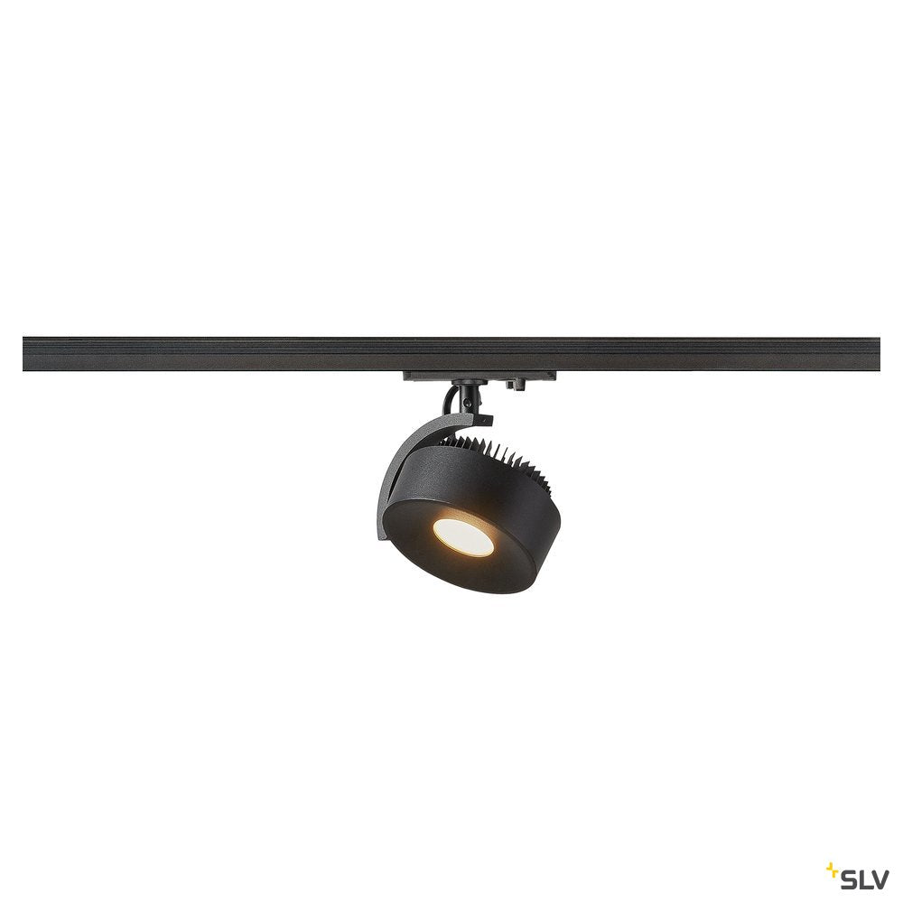 SLV 1~ KALU TRACK Indoor LED 1 Phasen System Leuchte schwarz 3000K inklusive 1 Phasen-Adapter