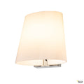 SLV COUPA QT14 Indoor LED Wandaufbauleuchte chrom satiniertes Glas