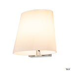 SLV COUPA QT14 Indoor LED Wandaufbauleuchte chrom satiniertes Glas