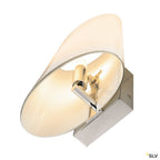 SLV COUPA QT14 Indoor LED Wandaufbauleuchte chrom satiniertes Glas