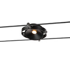 SLV DURNO, Seilleuchte für TENSEO Niedervolt-Seilsystem, 2700K, schwarz